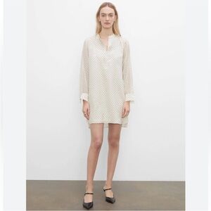 Club Monaco Popover Silk Tunic Dress robe NWT XS